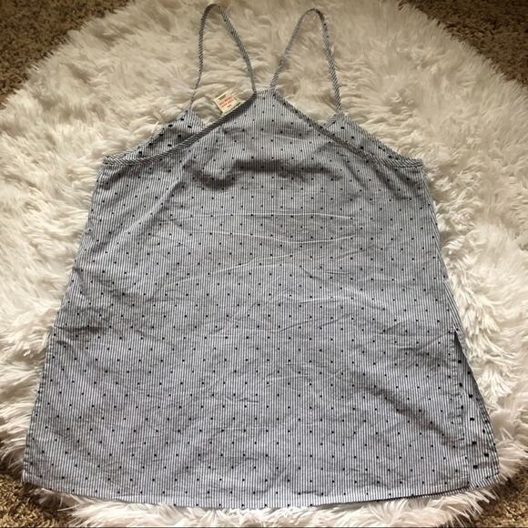 MADEWELL • Pointelle Pinstriped String Tank Top - Picture 6 of 6